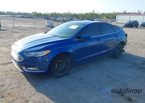 2018 Ford Fusion S из США, поврежденный, VIN 3FA6P0G77JR114920